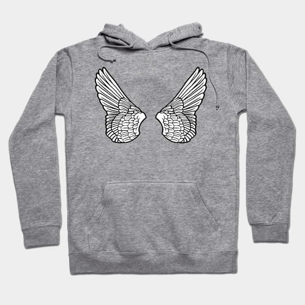 Angel Wings Hoodie by ShirtyLife